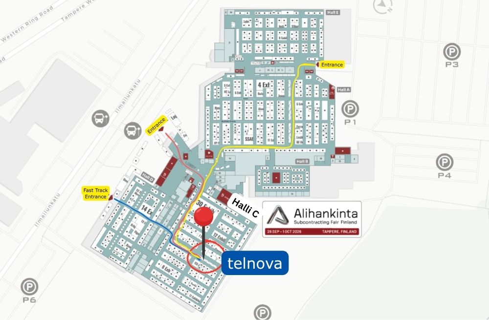 Alihankinta kartta Alihankinta kartta